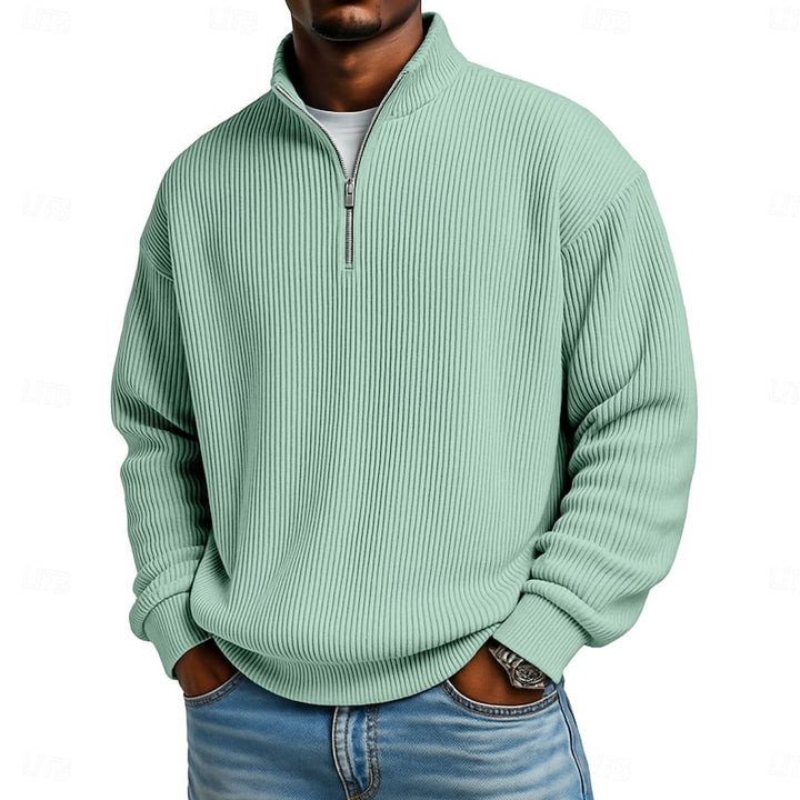 Émeric | Pull Col Zippé Texturé