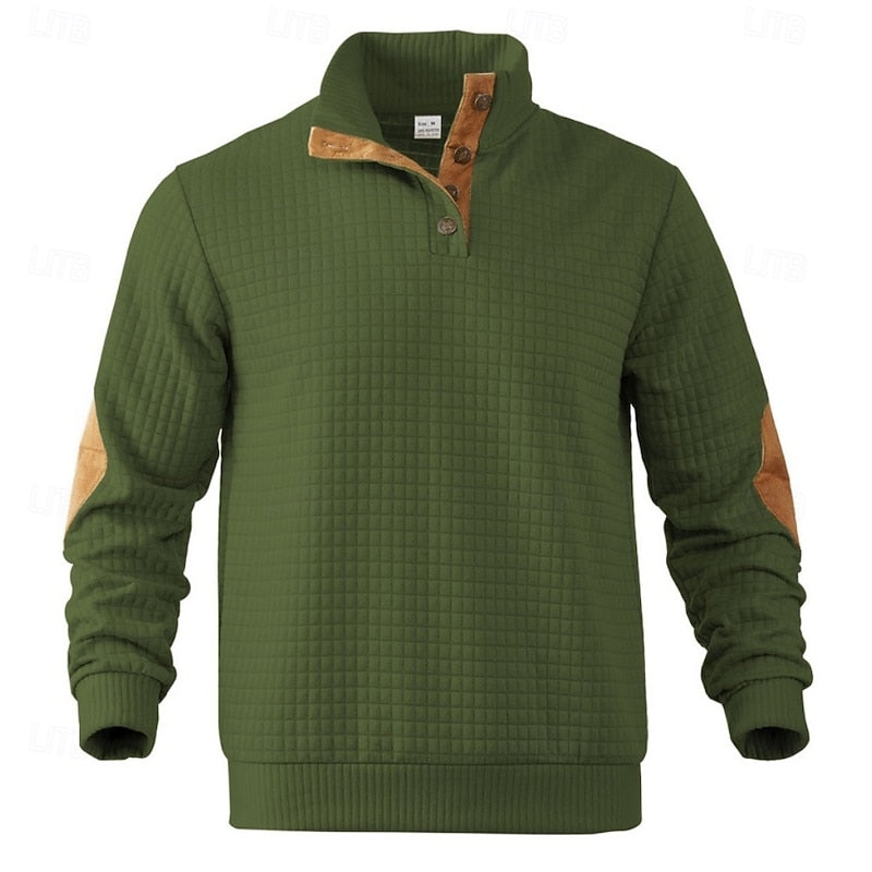 Gérald | Sweat Col Montant Texturé