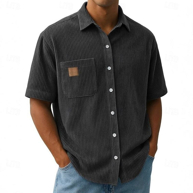 Yannick | Chemise Texturée Décontractée