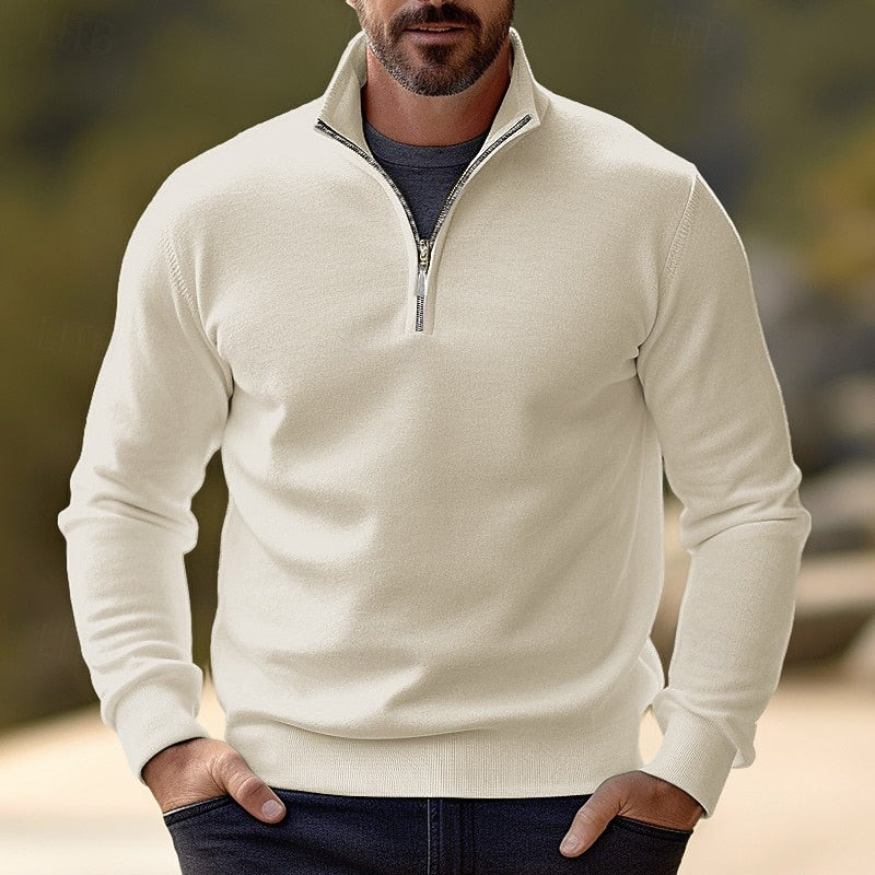 Antonin | Pull Col Montant Zippé
