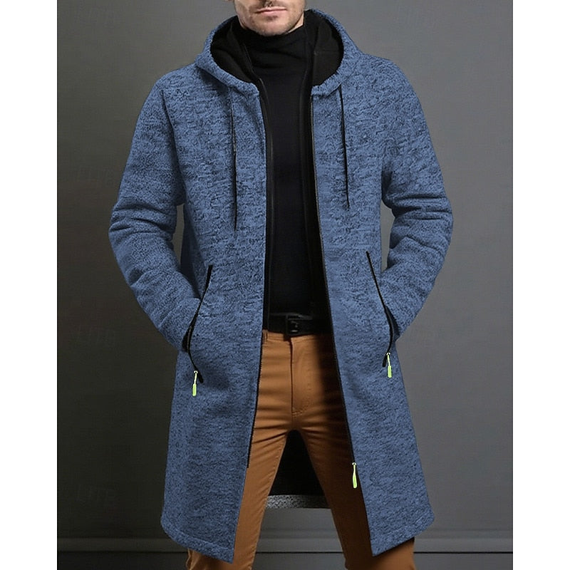 Anatole | Manteau Long à Capuche