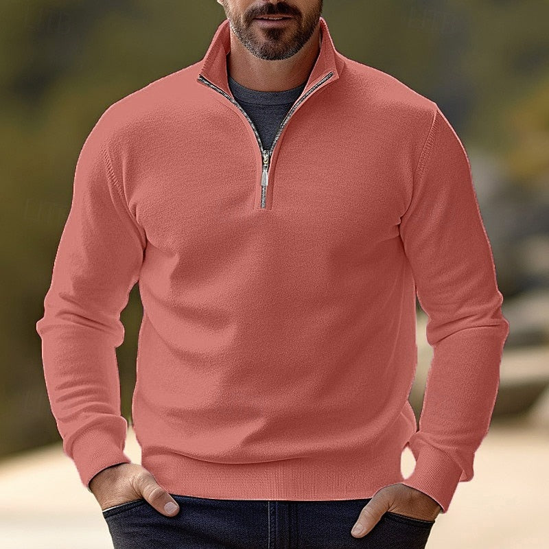 Antonin | Pull Col Montant Zippé