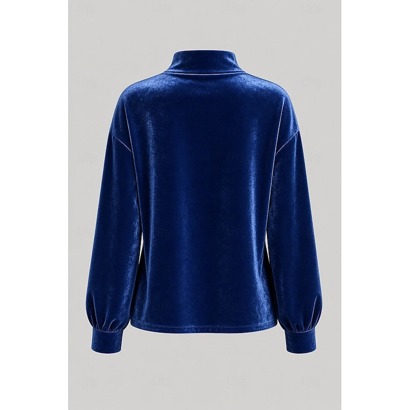 Clémentine | Blouse Élégante à Col Montant