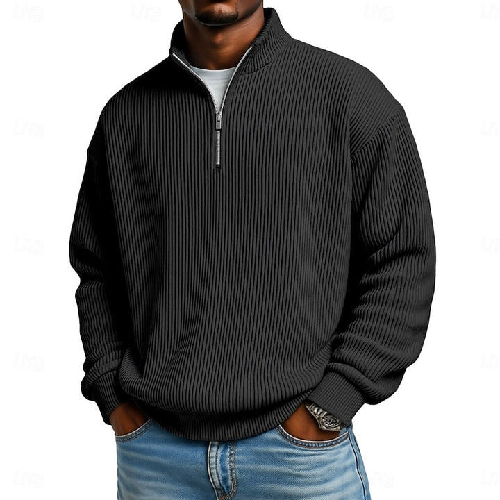 Émeric | Pull Col Zippé Texturé
