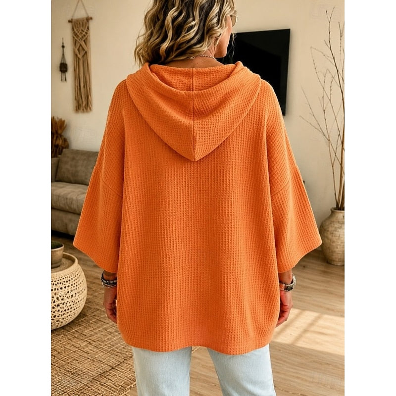 Danielle | Sweat à Capuche Ample et Texturé