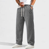 Eudes | Pantalon Droit Texturé à Taille Élastiquée