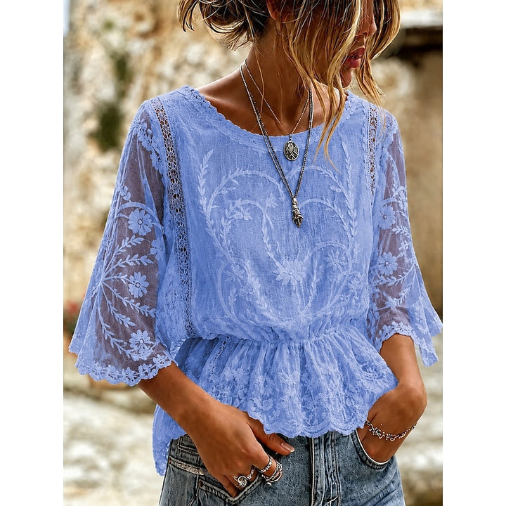 Joséane | Blouse Brodée Bohème