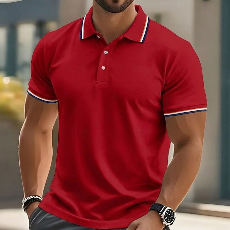Constantin | Polo Raffiné à Col Côtelé
