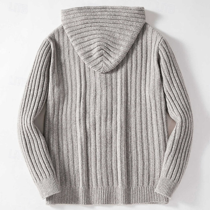 Isidore | Cardigan à Capuche Torsadé