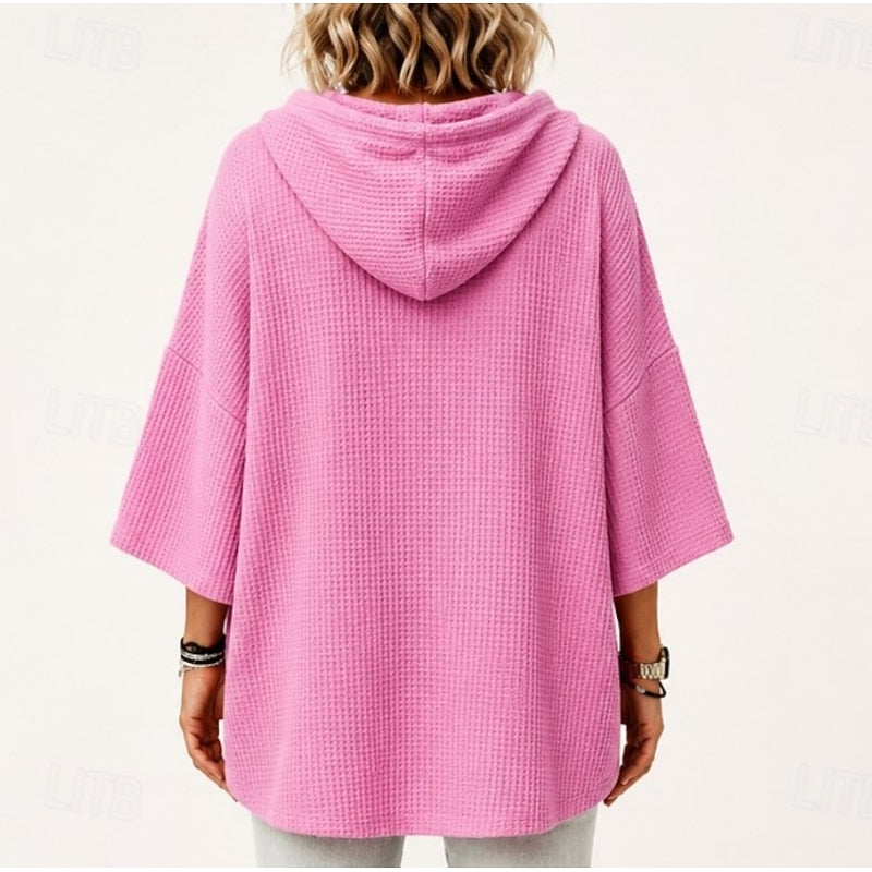 Danielle | Sweat à Capuche Ample et Texturé