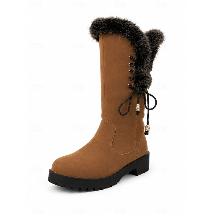 Ondine | Bottes Hautes d'Hiver Fourrées