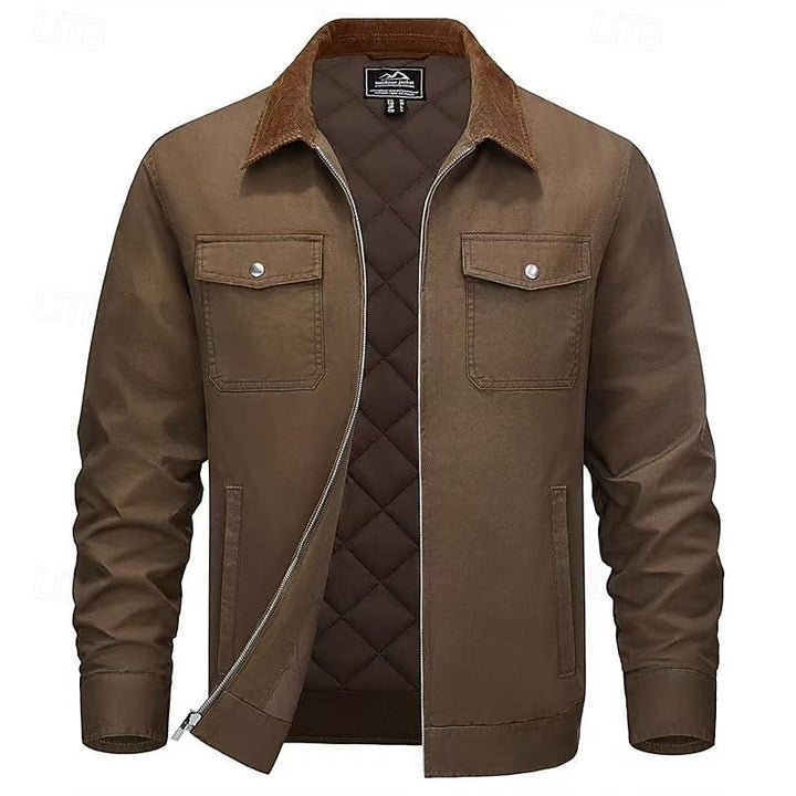 Gilbert | Veste Décontractée à Col Contrasté