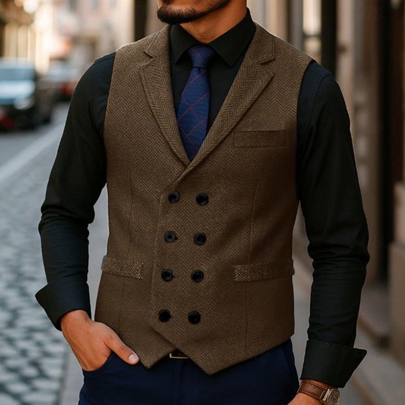 Ambroise | Gilet Croisé Raffiné