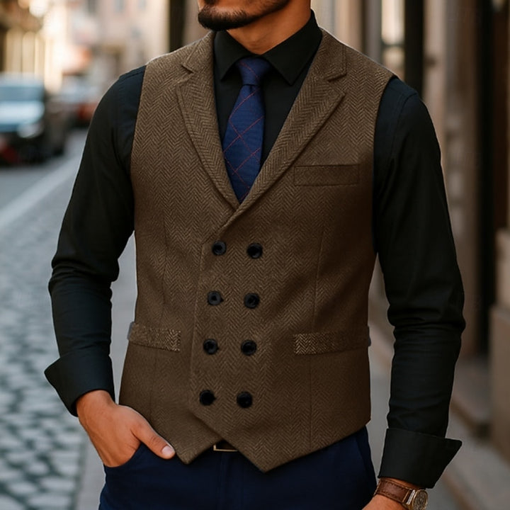 Ambroise | Gilet Croisé Raffiné
