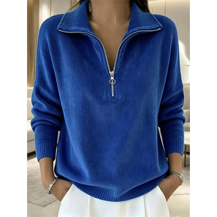 Camille | Pull Col Montant Zippé