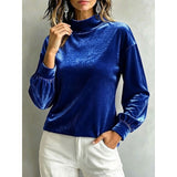 Clémentine | Blouse Élégante à Col Montant