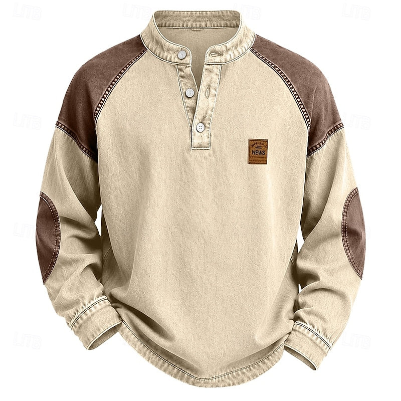 Émilien | Henley Vintage à Manches Raglan