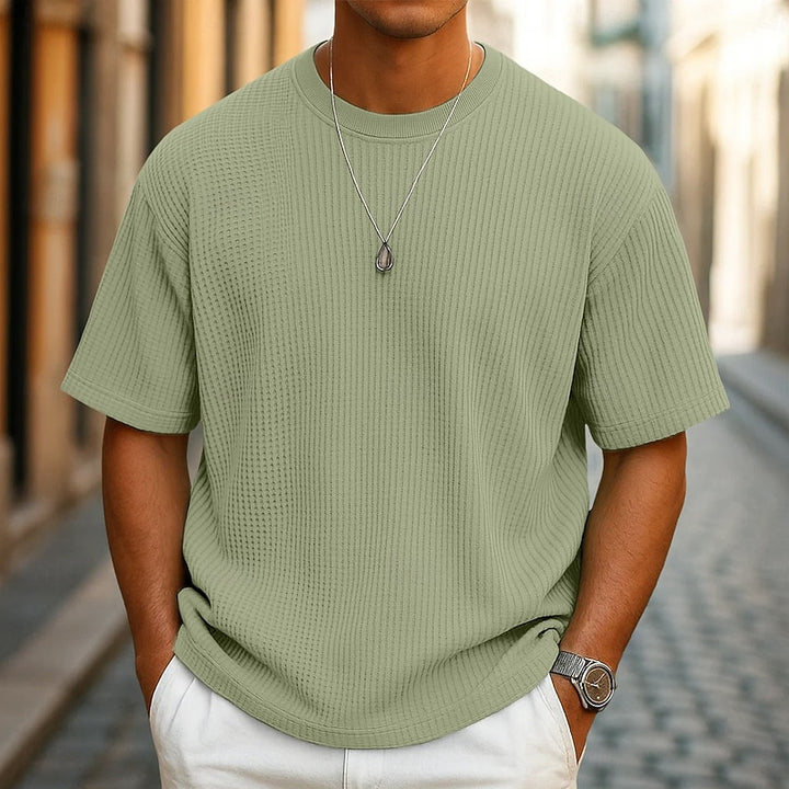 Maurice | T-shirt Texturé Col Rond
